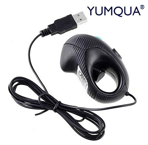 YUMQUA Y-01 Portable Finger Hand Held 4D Usb Mini Trackball Mouse