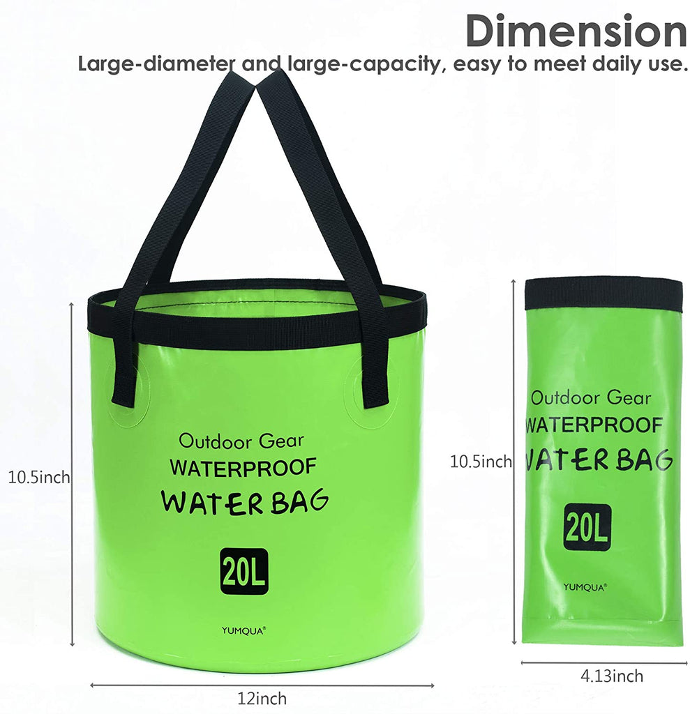 Collapsible Bucket, 5 Gallon Bucket Multifunctional Portable Collapsible  Wash Basin Folding Bucket Water Container Fishing Bucket for Travelling  Camping Hiking Fishing Gardening 